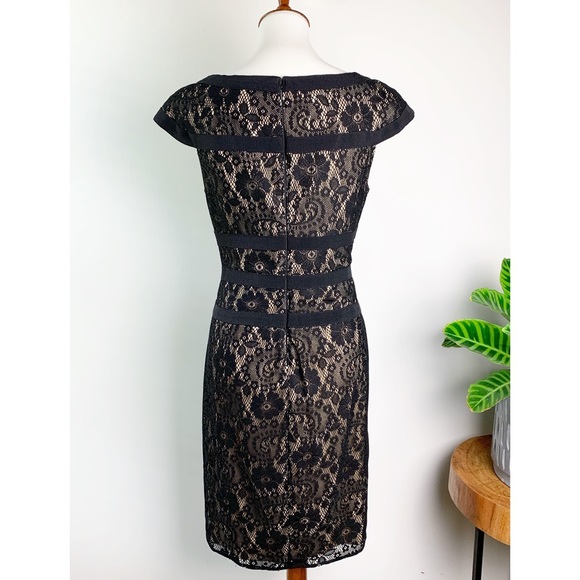 Adrianna Papell | Lace Sheath Dress - Picture 3 of 8